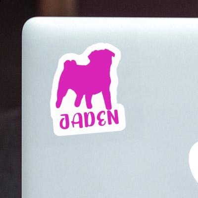 Sticker Pug Jaden Laptop Image