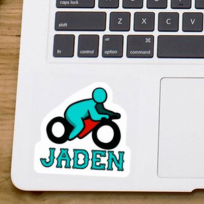 Autocollant Jaden Motocycliste Laptop Image