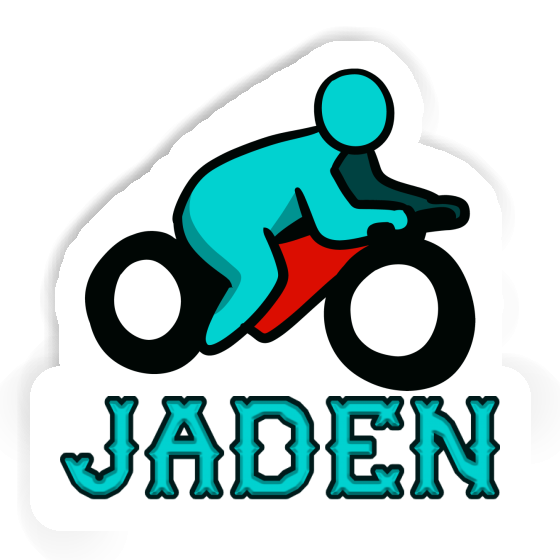 Motorbike Driver Sticker Jaden Gift package Image