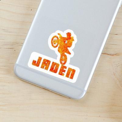 Sticker Jaden Motocross Jumper Laptop Image