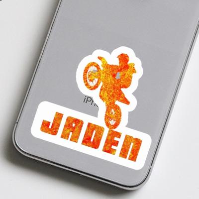 Jaden Aufkleber Motocross-Fahrer Notebook Image