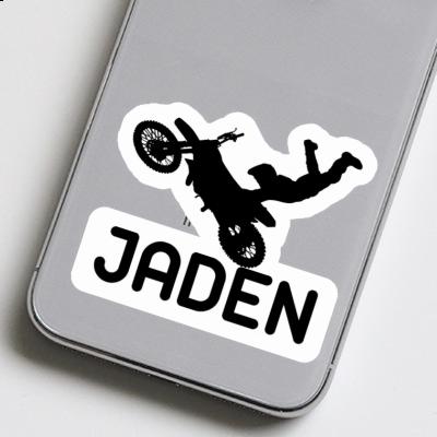 Jaden Autocollant Motocrossiste Laptop Image