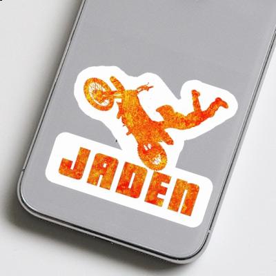 Jaden Autocollant Motocrossiste Laptop Image