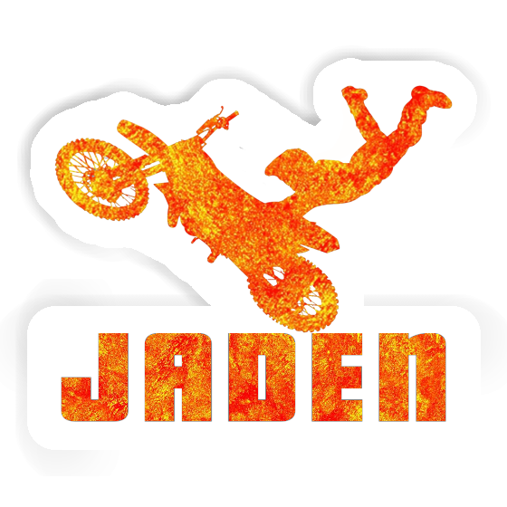 Jaden Sticker Motocross Rider Notebook Image