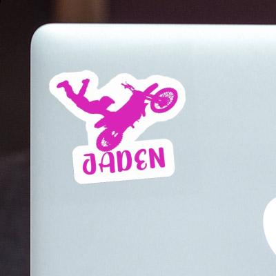 Motocross-Fahrer Sticker Jaden Notebook Image