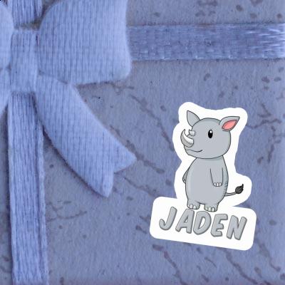 Jaden Sticker Rhinoceros Notebook Image