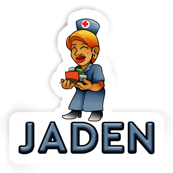 Infirmière Autocollant Jaden Image