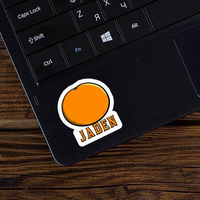 Orange Sticker Jaden Gift package Image