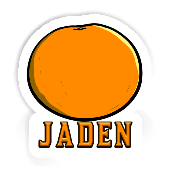 Autocollant Orange Jaden Gift package Image