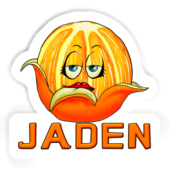 Sticker Jaden Orange Gift package Image