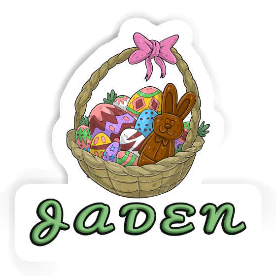 Easter basket Sticker Jaden Laptop Image