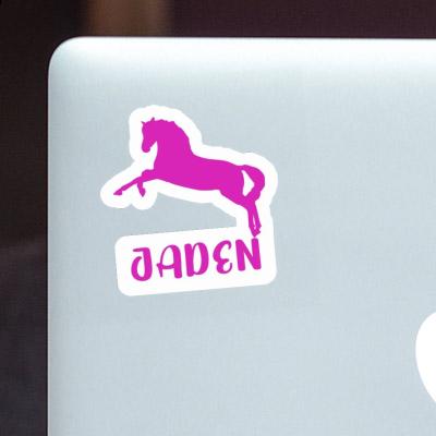 Jaden Autocollant Cheval Laptop Image