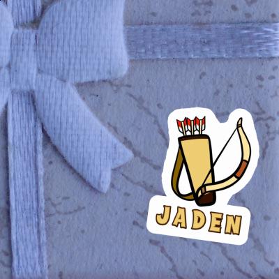 Jaden Sticker Pfeilbogen Notebook Image