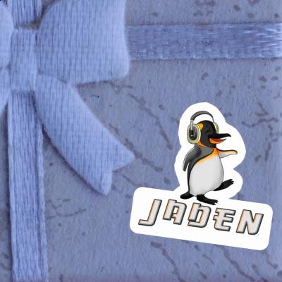 Aufkleber Jaden Musik-Pinguin Notebook Image