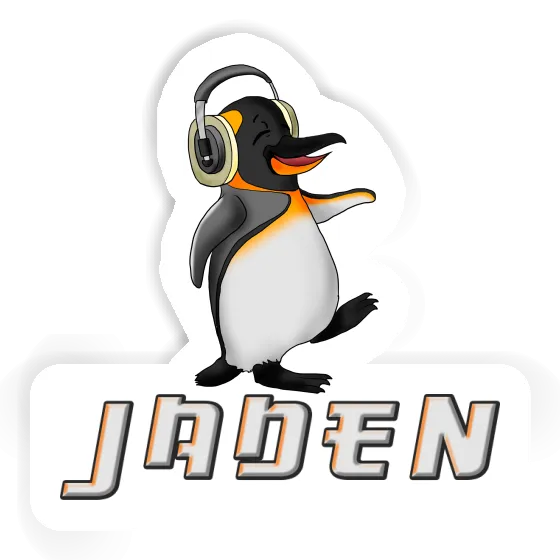 Aufkleber Jaden Musik-Pinguin Gift package Image