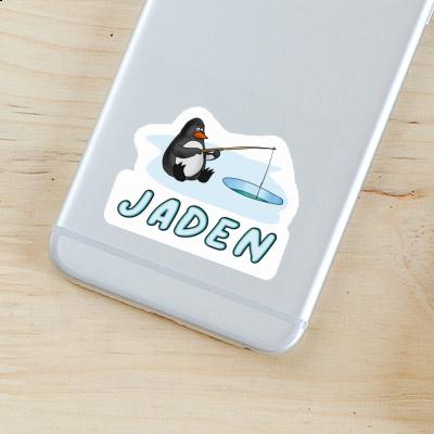 Jaden Sticker Fishing Penguin Image