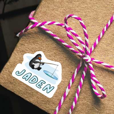 Jaden Sticker Fishing Penguin Notebook Image