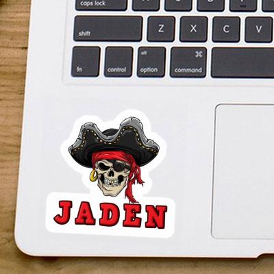 Jaden Autocollant Tête de pirate Notebook Image