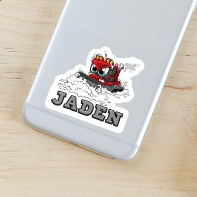 Sticker Snow groomer Jaden Notebook Image