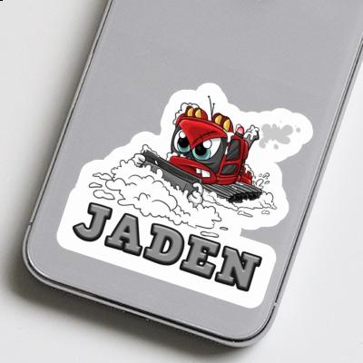 Sticker Snow groomer Jaden Notebook Image