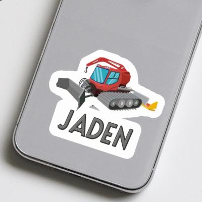 Snow Groomer Sticker Jaden Laptop Image