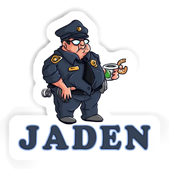 Sticker Police Officer Jaden Gift package Image