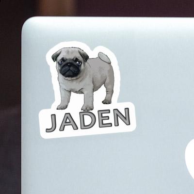 Jaden Sticker Pug Notebook Image