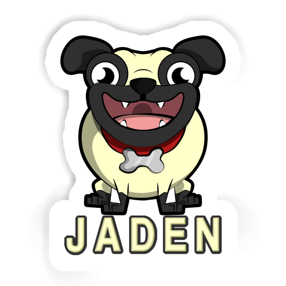 Jaden Sticker Pug Image