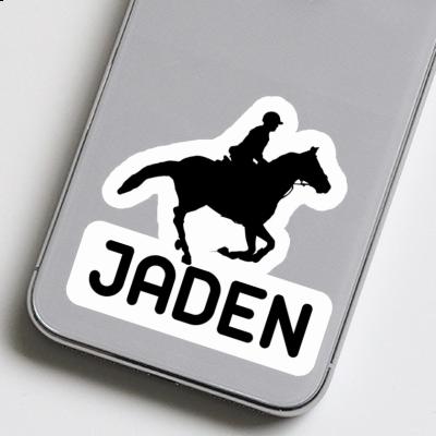 Sticker Jaden Horse Rider Notebook Image