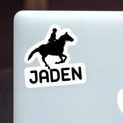 Sticker Jaden Horse Rider Notebook Image