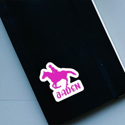 Horse Rider Sticker Jaden Image