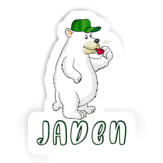 Sticker Jaden Referee Notebook Image