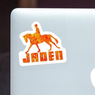 Sticker Jaden Horse Rider Laptop Image