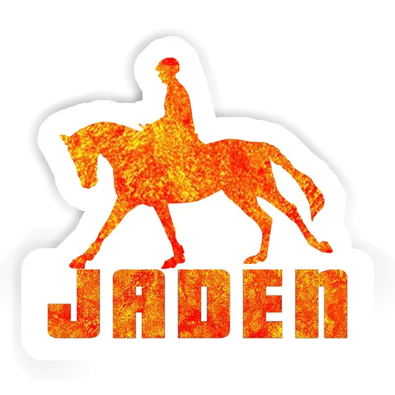 Sticker Jaden Horse Rider Laptop Image