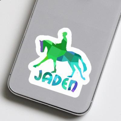 Sticker Horse Rider Jaden Notebook Image