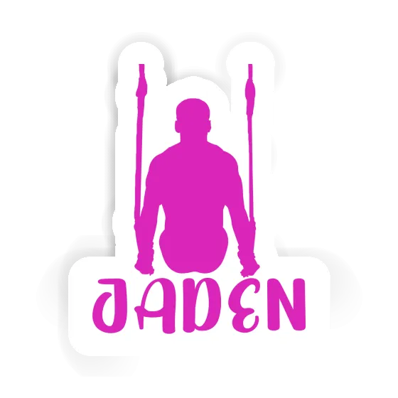 Autocollant Jaden Gymnaste aux anneaux Gift package Image