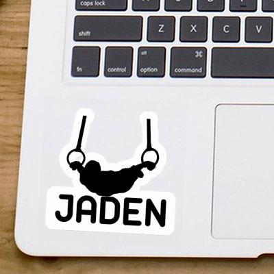 Autocollant Jaden Gymnaste aux anneaux Notebook Image