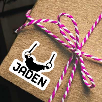 Autocollant Jaden Gymnaste aux anneaux Gift package Image