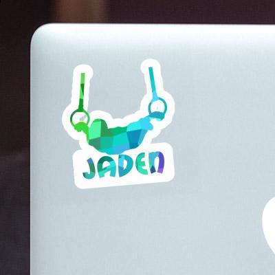 Sticker Ring gymnast Jaden Laptop Image