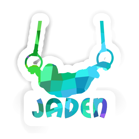 Sticker Ring gymnast Jaden Notebook Image