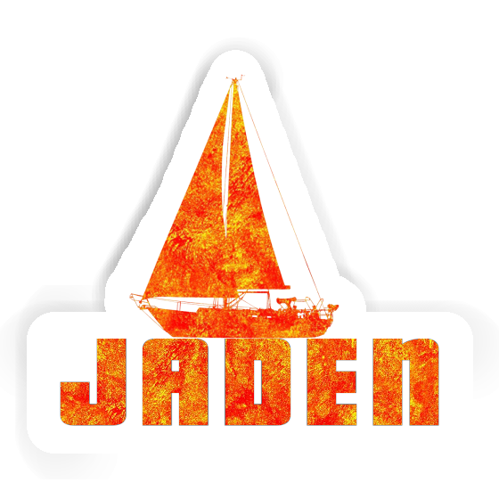 Jaden Sticker Segelboot Laptop Image