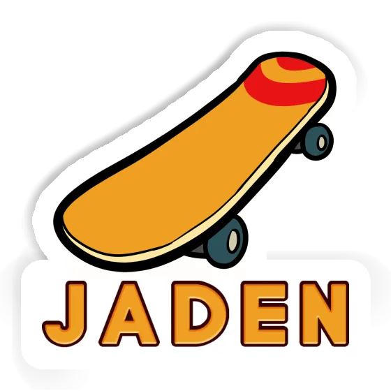 Jaden Sticker Skateboard Laptop Image