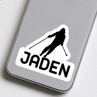 Jaden Sticker Skier Laptop Image