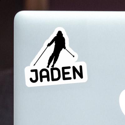 Jaden Sticker Skier Image