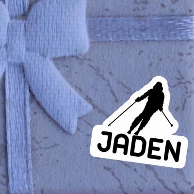 Jaden Sticker Skier Notebook Image