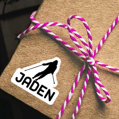 Skifahrerin Aufkleber Jaden Gift package Image