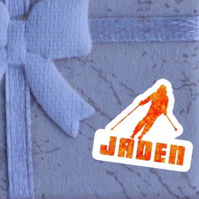 Jaden Sticker Skier Laptop Image