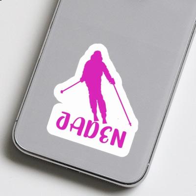 Skier Sticker Jaden Image