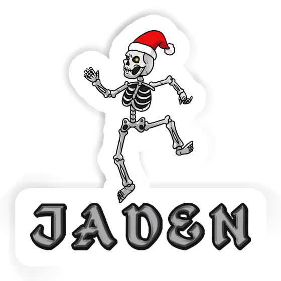 Sticker Jaden Skelett Laptop Image