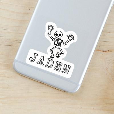 Jaden Sticker Skeleton Laptop Image